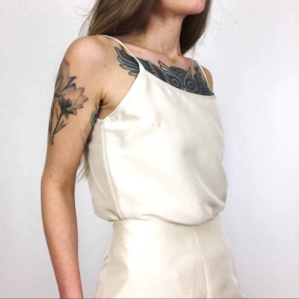 Vintage Pure Silk Pantsuit Coord Set - Picture 6 of 16